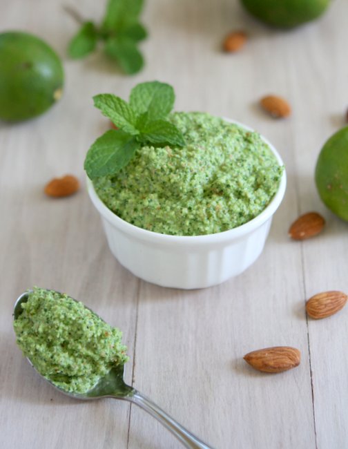 Cilantro Almond Pesto